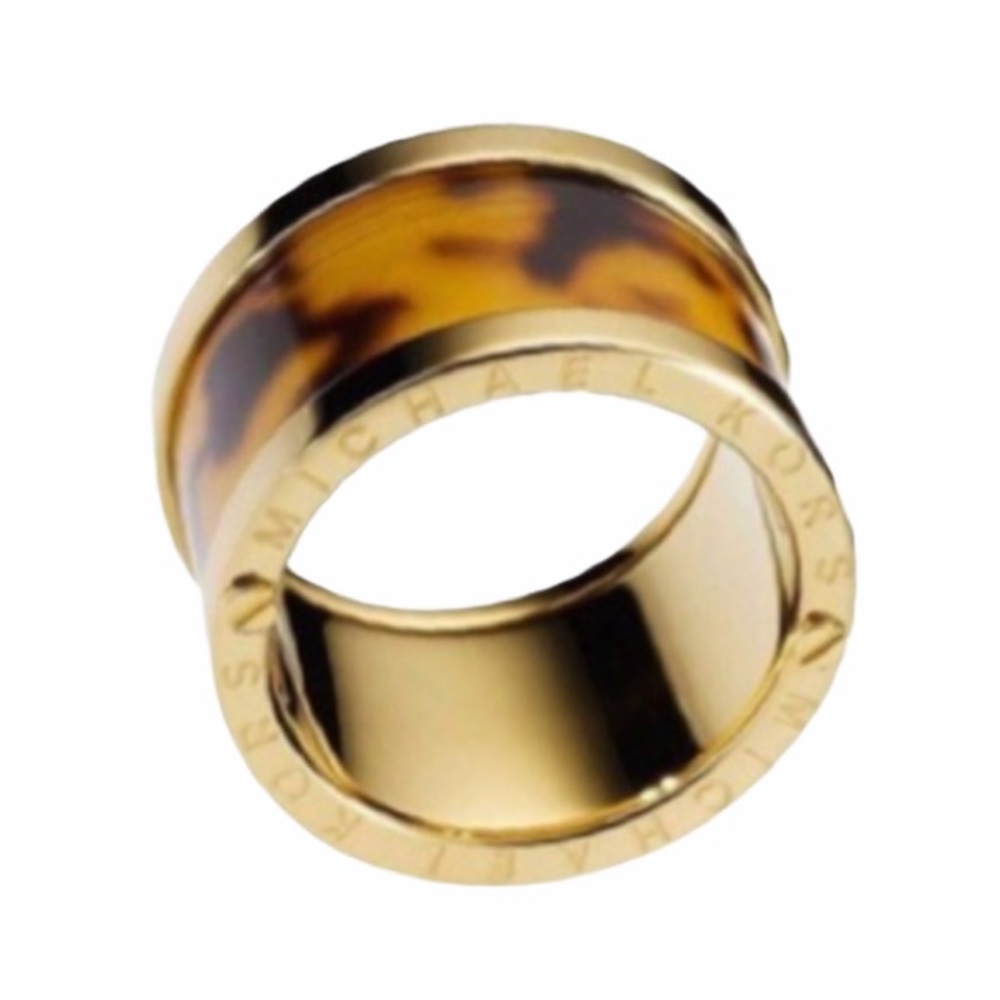 Michael Kors Tortoise Barrel Ring